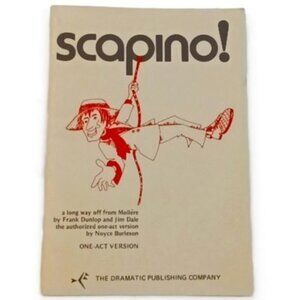 Paperback PLAY 'Scapino!' by Noyce Burleson TDPC 1975